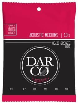 Darco D530 string set acoustic 80/20 bronze, medium 013
