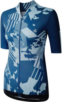 Dare 2b Dames aep stimulus iii geometrische jersey - maat 44 Blauw