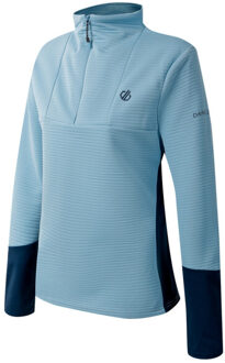 Dare 2b Dames core stretch quarter zip midlayer - maat 32 Blauw