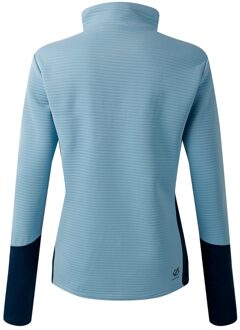 Dare 2b Dames/Dames Core Stretch Quarter Zip Midlayer (Gletsjermeer/Navy) Lichtblauw