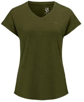 Dare 2b Dames/Dames Vigilant Actief T-Shirt (Nefriet Groen Solid) - maat EU 38 / UK 10