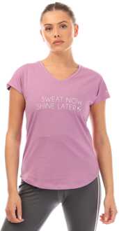 Dare 2b Dames Dare 2b Moments II grafisch T-shirt in Lavendel Lila