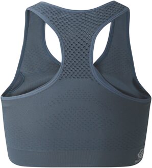 Dare 2b Dames dont sweat it ii sportbeha Blauw/Donkergrijs