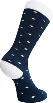 Dare 2b Dames gestippelde skisokken Blauw en wit