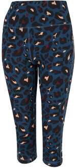 Dare 2b Dames legging Dare 2b Infulential 3/4 in blauw - maat Dieren