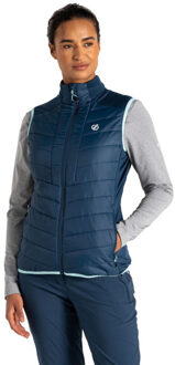 Dare 2b Dames liven baffled gilet - maat 38 Blauw