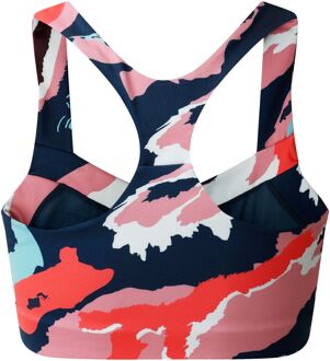 Dare 2b Dames marble swirl sportbeha Blauw/roze - L