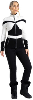 Dare 2b Dames rocker zip sweater top - maat M Zwart