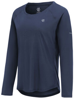 Dare 2b Dames serenity t-shirt met lange mouwen Blauw - 38