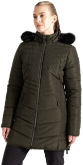 Dare 2b Dames striking iiii halflang gewatteerd jack - maat 36 Groen