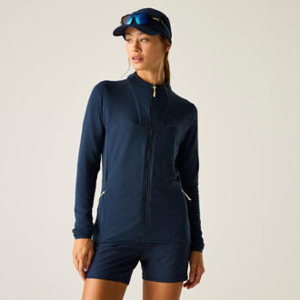 Dare 2b Dames torrek stretch midlayer - maat 44 Blauw