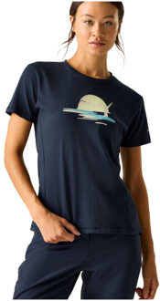 Dare 2b Dames tranquility iii yoga pose t-shirt Blauw - 36