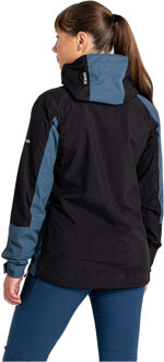 Dare 2b Dames traversing waterdichte jas - maat EU 38 / UK 10 Zwart