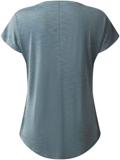 Dare 2b Dames vigilant actief t-shirt - maat EU 46 / UK 18 Blauw/Donkergrijs