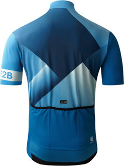 Dare 2b Heren aep pedal ii top met korte mouwen - maat S Blauw