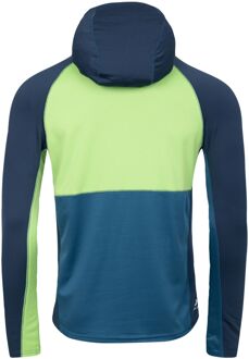 Dare 2b Heren Assimilate II Core Stretch Midlayer (Maanlicht Denim/Groene Flash) Blauw/marineblauw