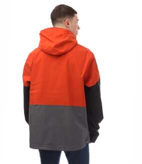 Dare 2b Heren Dare 2b Terrain ademende waterdichte jas in grijs oranje