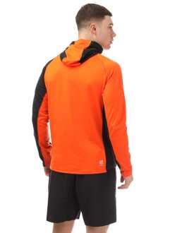 Dare 2b Heren Dare 2b Touring Stretch Hooded Midlayer in Oranje - maat