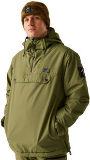 Dare 2b Heren freeride ii colour block overhead ski jas Groen