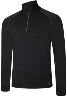 Dare 2b Heren fuser core stretch half zip thermo top - maat XL Zwart