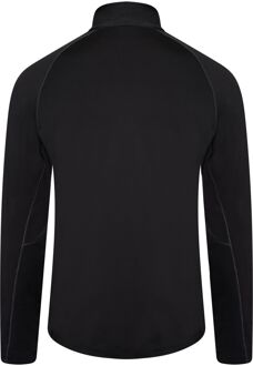 Dare 2b Heren Fuser Core Stretch Half Zip Thermo Top (Zwart)