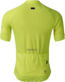 Dare 2b Heren Lightning Korte Mouwen Fietsshirt (Fluo Geel) Groen - XS