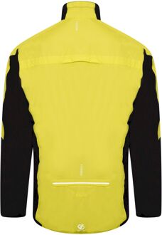 Dare 2b Heren Mediant II Wielerjack (Neon Spring/Zwart) - maat S Geel