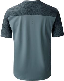 Dare 2b Heren Power Up T-Shirt (Loodgrijs Marl) Blauw/Donkergrijs