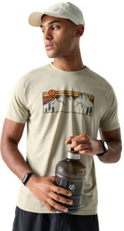 Dare 2b Heren tech ii bergtoppen t-shirt - maat L Beige