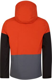 Dare 2b Heren Terrain Waterdichte Jas (Rooibosthee/Donkere Stormgrijs) Rood