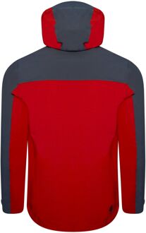 Dare 2b Heren The Jenson Button Edit - Diluent Gerecycleerd Waterdicht Jasje (Gevaar Rood/Oranje Grijs) - maat