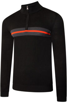 Dare 2b Heren unite us gebreide half rits sweatshirt - maat XXXL Zwart