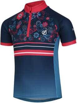 Dare 2b Juniors Speed Up II Fietstrui in marine/rood Navy/rood