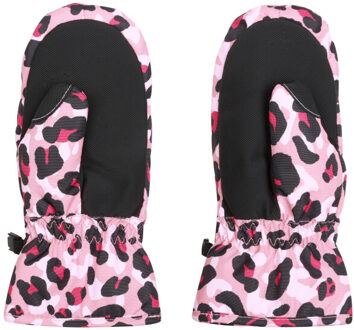 Dare 2b Kinder/kinderwanten met cheetah print Roze - 146/152