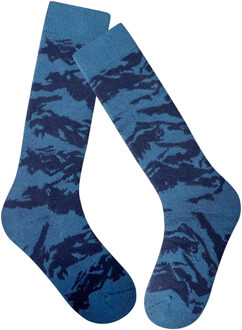 Dare 2b Kinder Ski-sokken voor in de bergen (Moonlight Denim) - maat EU 40 - 42 Navy/blauw