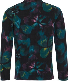 Dare 2b Kinderen Elektrische Bloemenprint Thermische Basislaagset (Multikleur) Groen - 15-16J / 170-176cm