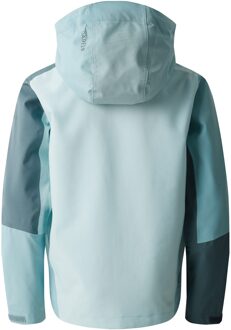 Dare 2b Kinderen/kinderen explore ii waterdichte jas Blauw en Grijs Multi - 9-10J / 134-140cm