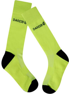 Dare 2b Performance fietssokken voor volwassenen Geel - 43-47
