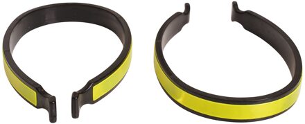 Dare 2b Reflecterende broekband (Set van 2) (Zwart)