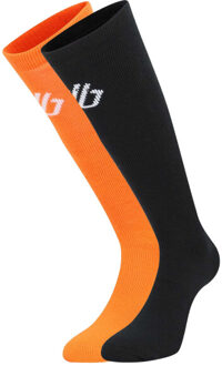 Dare 2b Uniseksokken voor volwassenen (2 stuks) Oranje - One size