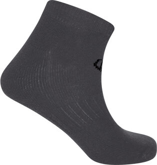 Dare 2b Unisex Essentials enkelsokken voor volwassenen (set van 2 stuks) (Ebbenhoutgrijs) - maat
