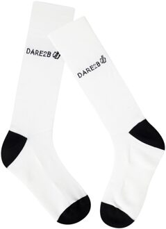 Dare 2b Unisex Volwassen Prestaties Fietssokken (Wit) - EU 40 - 42