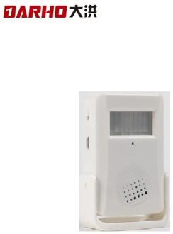Darho Wireless Motion Sensor Door Bell Automatic Can Change Voice Welcome PIR Detector Alarm for Shop Store Visitor Greeting