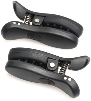 Dark Grip - Vibrerende Tepelknijpers - Zwart - Dark Grip - Vibrerende Tepelknijpers - Zwart