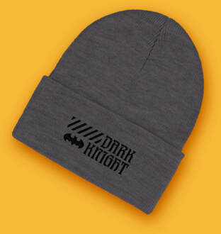 Dark Knight Embroidered Logo Beanie - Black