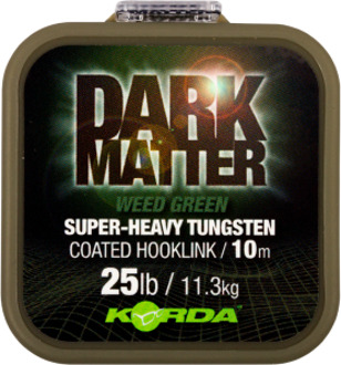 Dark Matter Tungsten Coated Braid - Green - 25lb - 10m - Groen