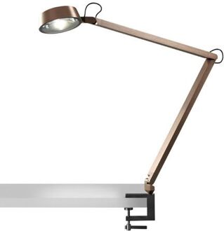 Dark T2 Tafellamp met tafelklem - Rose goud