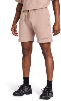 Darkside Korte Broeken Heren - Bruin - Maat L - Katoen French Terry Brown