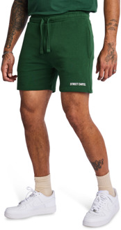 Darkside Korte Broeken Heren - Groen - Maat M - Katoen French Terry Green