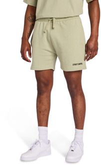 Darkside Korte Broeken Heren - Groen - Maat XS - Katoen French Terry Green